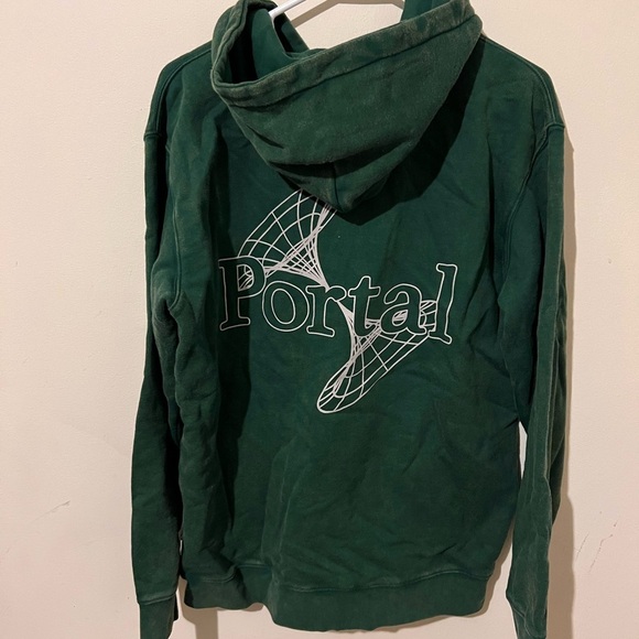 TAIKAN X  Portal Green Hoodie Size Small 100% Cotton - Picture 6 of 9